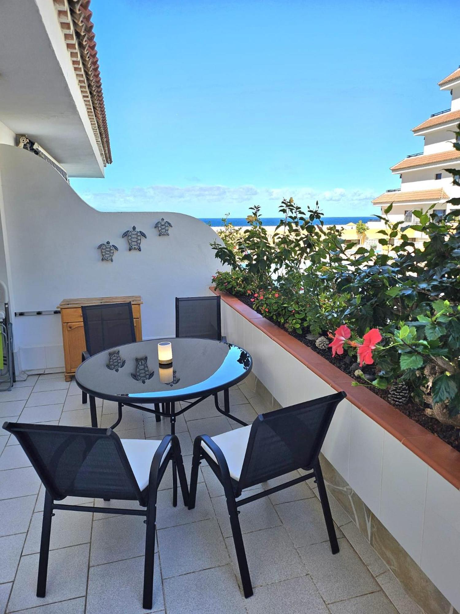 Аппартаметы Seguro De Sol Playa De La Arena Puerto de Santiago  Exteriör bild